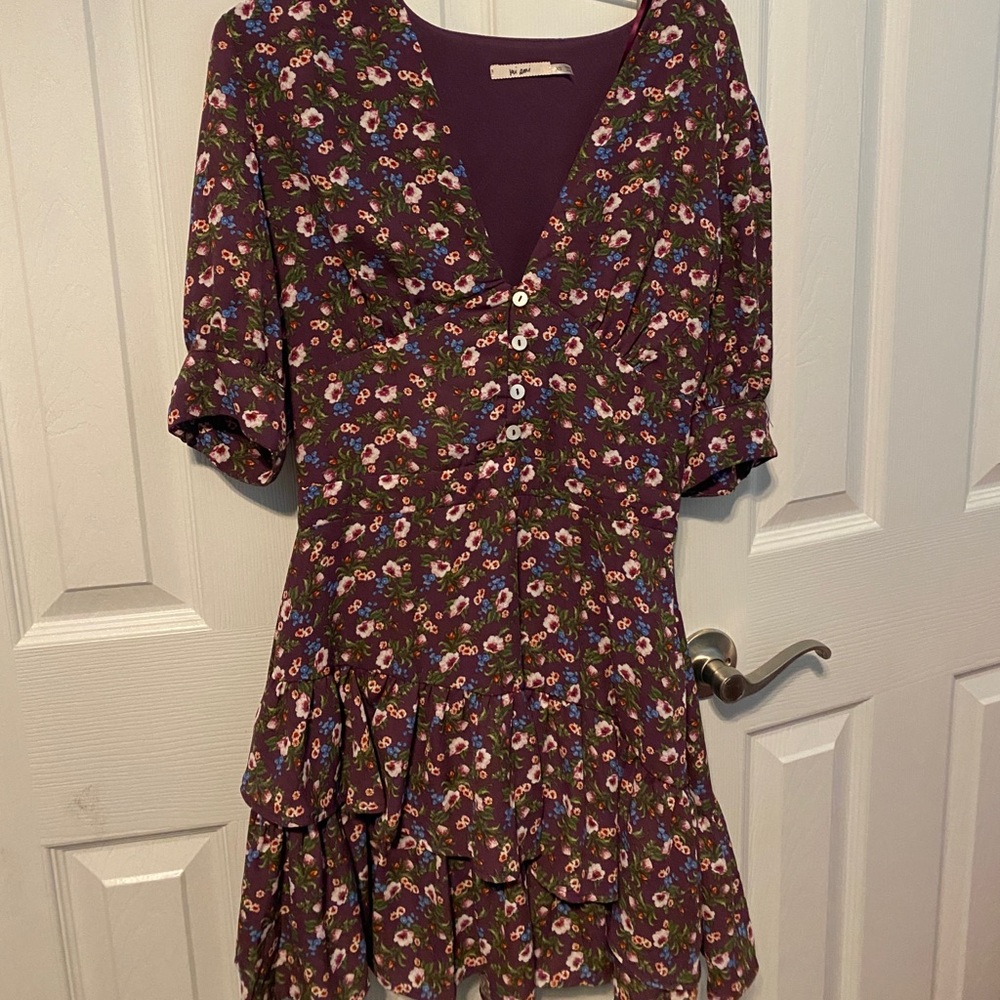 Floral Semi-Fitted Dress